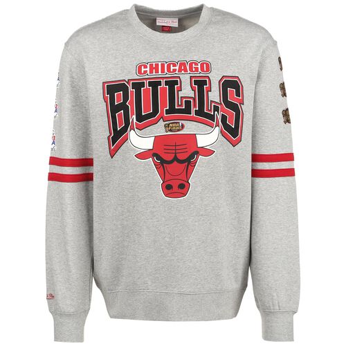 NBA Chicago Bulls All Over Print Fleece Crew Sweatshirt Herren