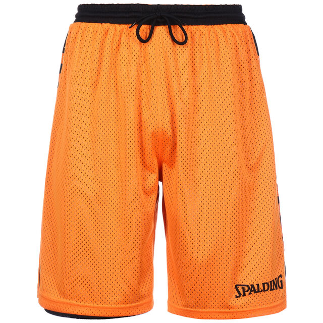 Essential Reversible Basketballshorts , schwarz / orange, hi-res image number 2