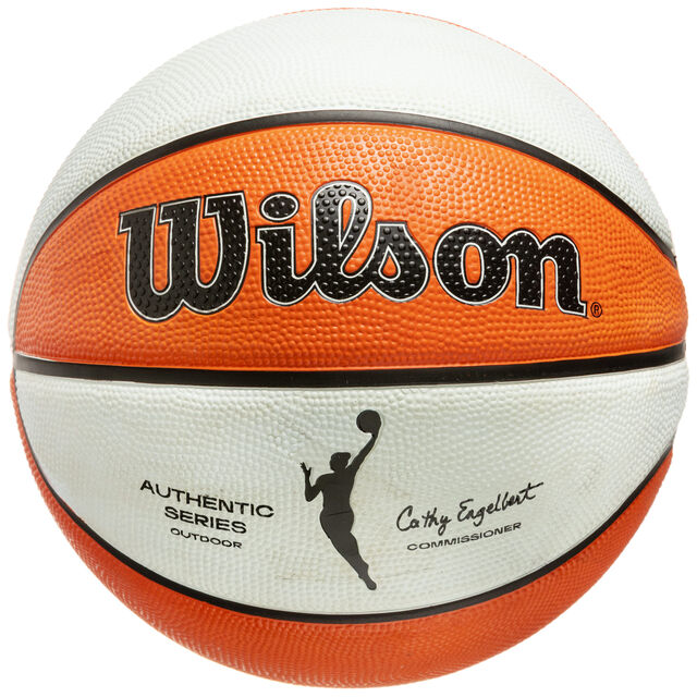 WNBA Authentic Outdoor Basketball, orange / weiß, hi-res image number 0
