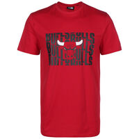 NBA Chicago Bulls Wordmark Repeat T-Shirt Herren