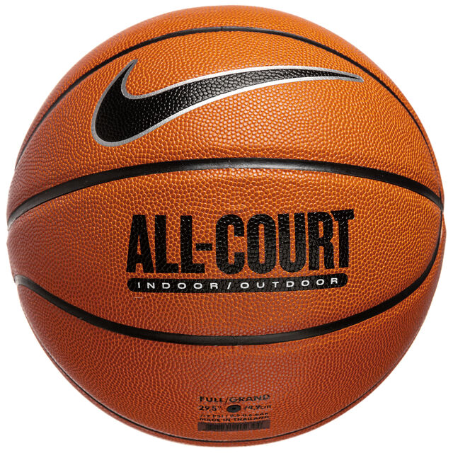 Everyday All Court 8P Deflated Basketball, orange / schwarz, hi-res image number 1