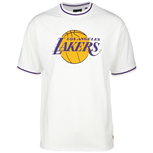 NBA LA Lakers Mesh Team Logo T-Shirt Herren