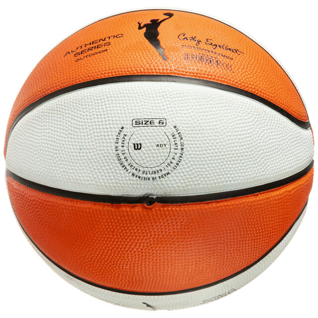 WNBA Authentic Outdoor Basketball, orange / weiß, hi-res image number 1