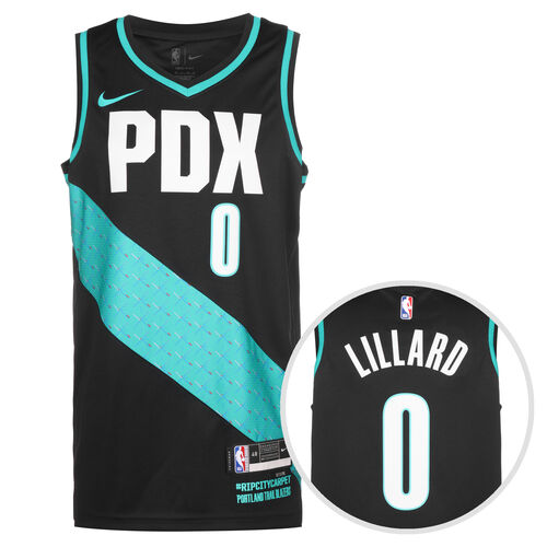 NBA Portland Trail Blazers Damian Lillard City Edition Swingman Trikot Herren