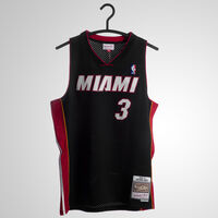 NBA Miami Heat Dwayne Wade Black Trikot Herren