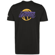 NBA Los Angeles Lakers Neon T-Shirt Herren, schwarz / gelb, hi-res image number 1