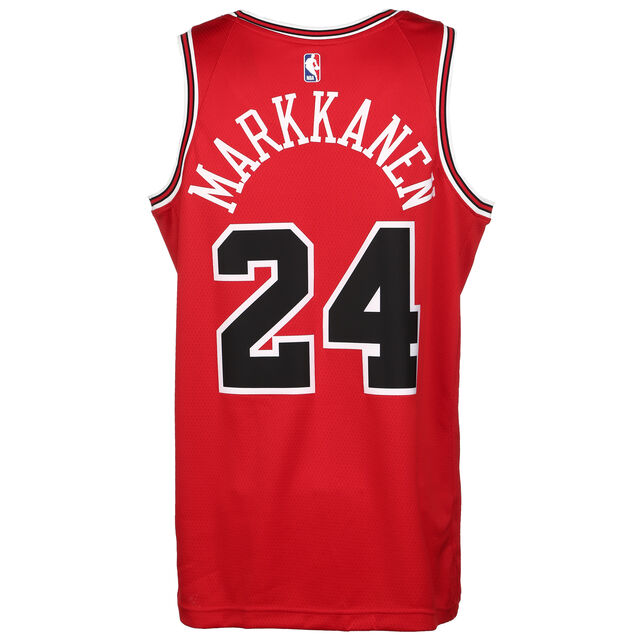 NBA Chicago Bulls Lauri Markkanen Swingman Icon 2020 Trikot Herren, rot / weiß, hi-res image number 2