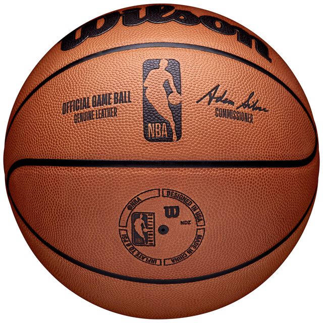 NBA Official Game Basketball, braun / schwarz, hi-res image number 1