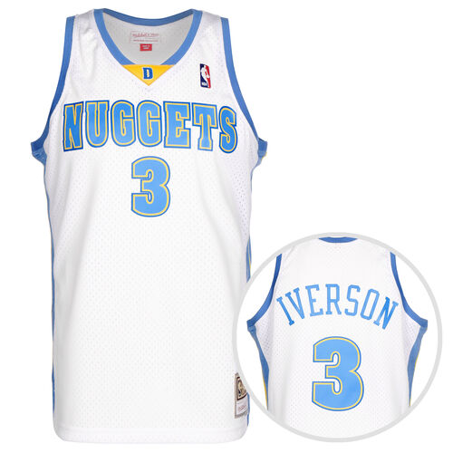 NBA Denver Nuggets Allen Iverson Swingman Trikot Herren