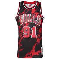 NBA Chicago Bulls Dennis Rodman Team Marble Swingman Trikot Herren
