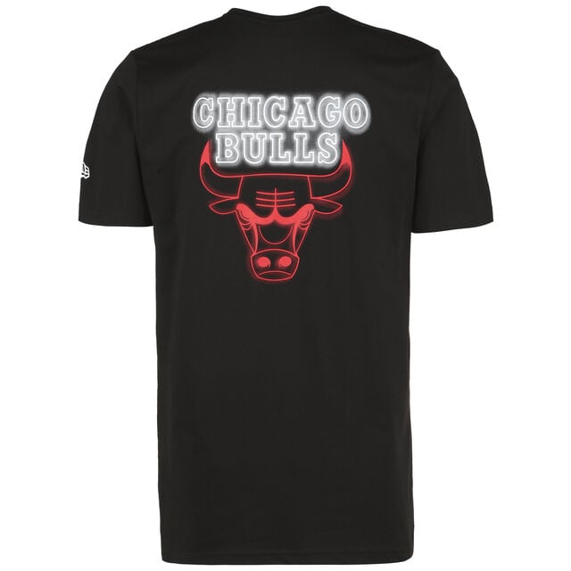 NBA Chicago Bulls Neon T-Shirt Herren, schwarz / rot, hi-res image number 1