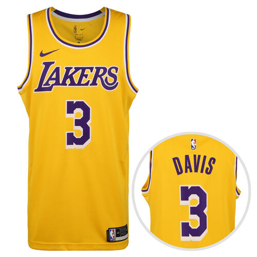 NBA Los Angeles Lakers Anthony Davies Icon Edition Trikot Herren