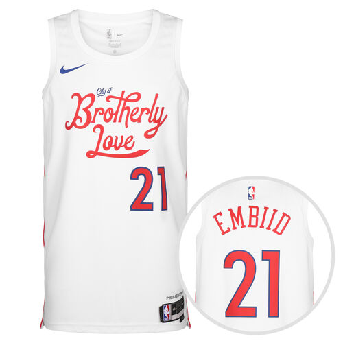 NBA Philadelphia 76ers Joel Embiid Swingman City Edition 2022 Trikot Herren