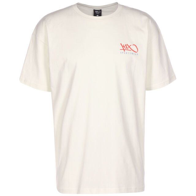 Sportswear T-Shirt Herren, weiß / rot, hi-res image number 0