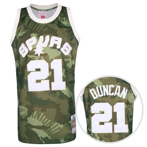 NBA San Antonio Spurs Swingman Tim Duncan Trikot Herren