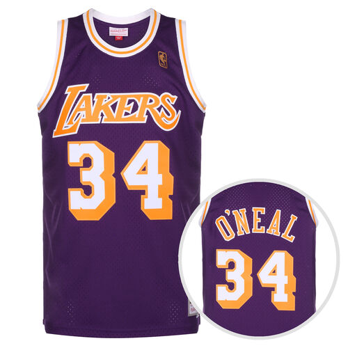 NBA Los Angeles Lakers 1996-97 Swingman Shaquille O'Neal Trikot Herren