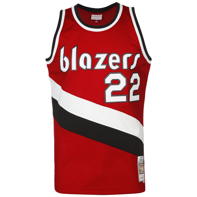 NBA Portland Trail Blazers Clyde Drexler Trikot Herren, rot / weiß, hi-res image number 1