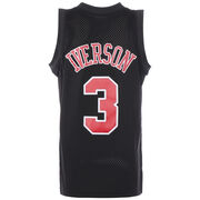 NBA Philadelphia 76ers Allen Iverson Black Team Color Swingman Trikot Herren image number 2