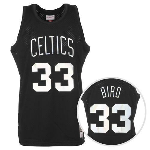 NBA Boston Celtics Iridescent Swingman Larry Bird Trikot Herren