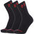 Jordan Essentials 3-Pack Socken, schwarz / rot, hi-res
