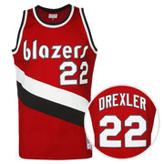 NBA Portland Trail Blazers Clyde Drexler Trikot Herren, rot / weiß, hi-res image number 0