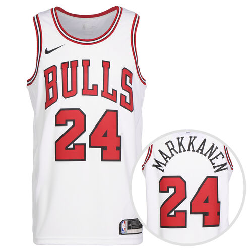 NBA Chicago Bulls Markkanen Swingman Association Edition 2020 Trikot Herren