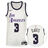 NBA Los Angeles Lakers Anthony Davis City Edition Swingman Trikot Herren, weiß / schwarz, hi-res