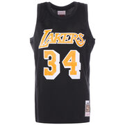 NBA Los Angeles Lakers Shaquille O´Neal Black Team Color Swingman Trikot Herren image number 1
