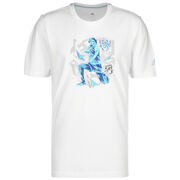 D.O.N. T-Shirt Herren, weiß / hellblau, hi-res image number 0