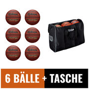 Reaction Pro 6er Ballpaket mit Travel Bag, orange / schwarz, hi-res image number 0