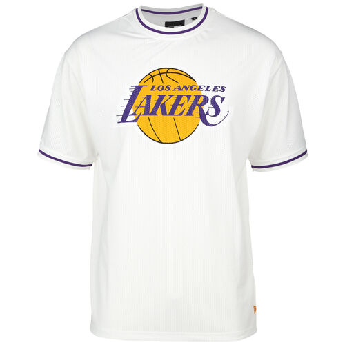 NBA LA Lakers Mesh Team Logo T-Shirt Herren
