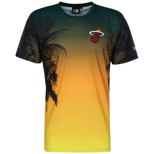 NBA Miami Heat Summer City AOP T-Shirt Herren