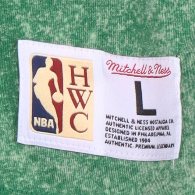 NBA Boston Celtics Larry Bird Acid Wash Trikot Herren image number 3