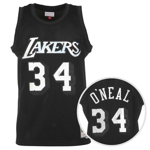 NBA Los Angeles Lakers Iridescent Swingman Shaquille O`Neal Trikot Herren