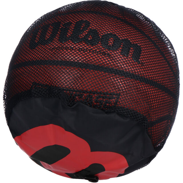 Single Basketballnetz, schwarz / rot, hi-res image number 0