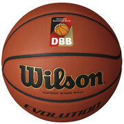 Evolution Gr. 7 DBB Basketball , orange / schwarz, hi-res image number 0