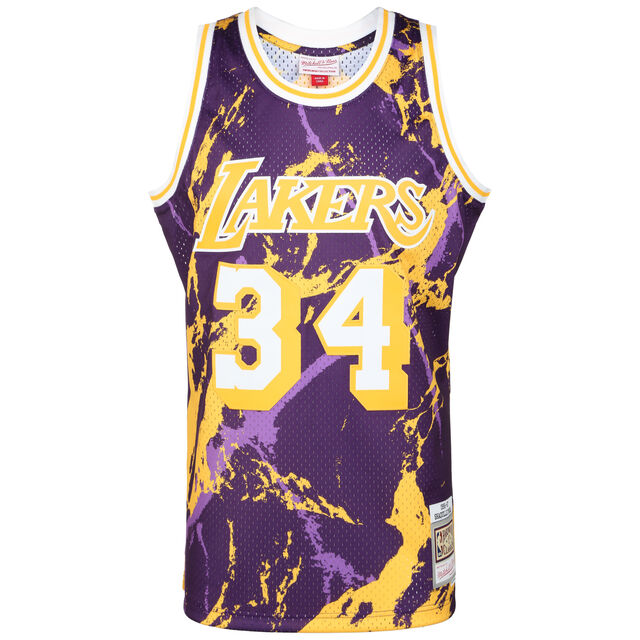 NBA Los Angeles Lakers Shaquille O’Neal Team Marble Swingman Trikot Herren image number 0
