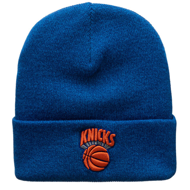 NBA New York Knicks Fandom Knit Beanie, dunkelblau / orange, hi-res image number 0